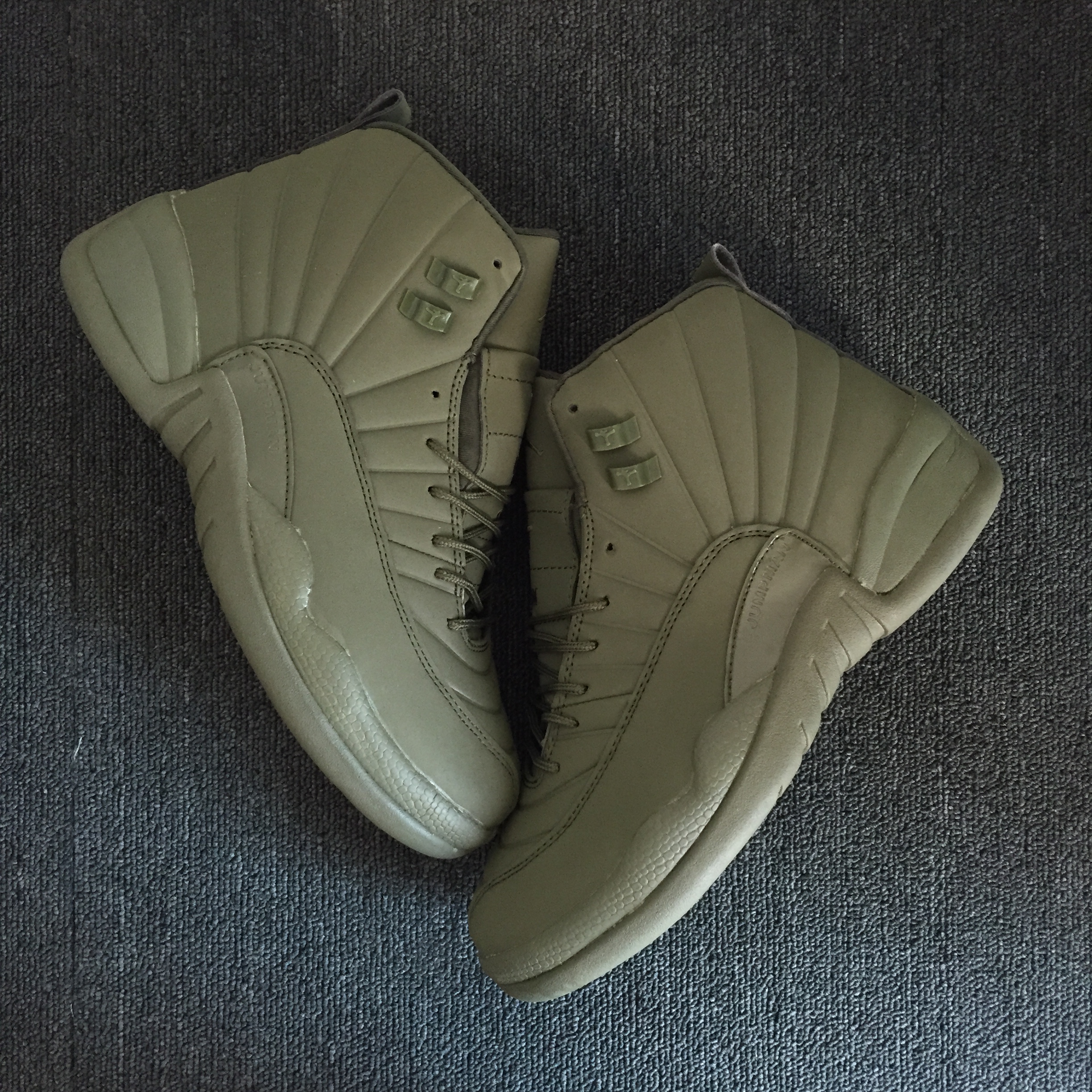 Air Jordan 12 Retro Army Green - Click Image to Close